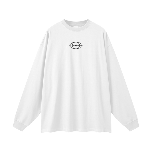 long sleeve graphic shirt,stussy inspired long sleeve,unisex streetwear shirt,100 cotton graphic tee,oversized long sleeve shirt,drop shoulder long sleeve,minimalist streetwear top,loose fit cotton shirt,casual streetwear