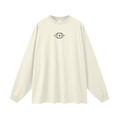 long sleeve graphic shirt,stussy inspired long sleeve,unisex streetwear shirt,100 cotton graphic tee,oversized long sleeve shirt,drop shoulder long sleeve,minimalist streetwear top,loose fit cotton shirt,casual streetwear