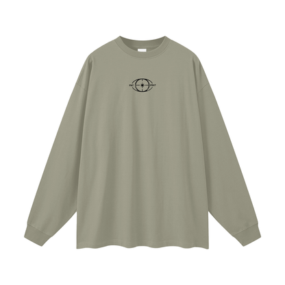 long sleeve graphic shirt,stussy inspired long sleeve,unisex streetwear shirt,100 cotton graphic tee,oversized long sleeve shirt,drop shoulder long sleeve,minimalist streetwear top,loose fit cotton shirt,casual streetwear