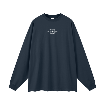 long sleeve graphic shirt,stussy inspired long sleeve,unisex streetwear shirt,100 cotton graphic tee,oversized long sleeve shirt,drop shoulder long sleeve,minimalist streetwear top,loose fit cotton shirt,casual streetwear