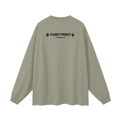 long sleeve graphic shirt,stussy inspired long sleeve,unisex streetwear shirt,100 cotton graphic tee,oversized long sleeve shirt,drop shoulder long sleeve,minimalist streetwear top,loose fit cotton shirt,casual streetwear